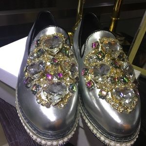 Loafers, shoes leather